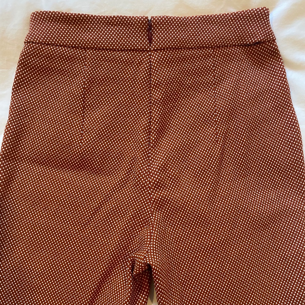 Urban Outfitters red and white pin up style pants